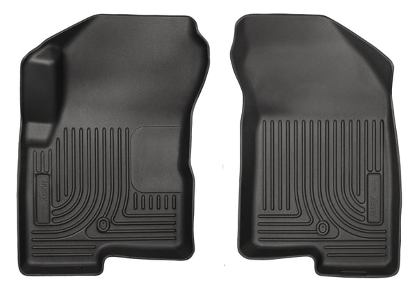 Husky Liners 07-12 fits Dodge Caliber / 07-12 fits Jeep Compass WeatherBeater Front Row Black Floor Liners