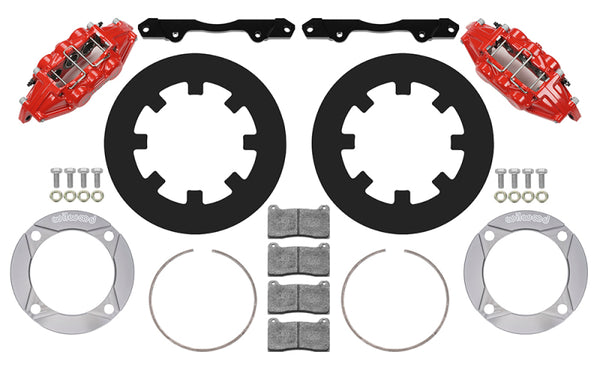 Wilwood 2014+ fits Polaris RZR XP 1000 Front Kit 11.25in - Red