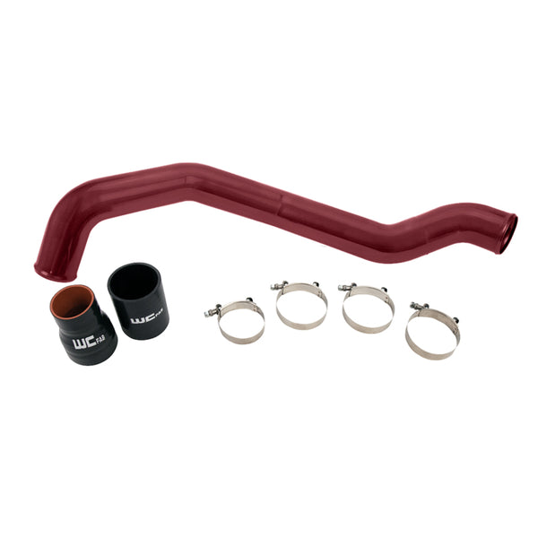 Wehrli 04.5-10 fits Chevrolet 6.6L LLY/LBZ/LMM Duramax Driver Side 3in Intercooler Pipe - WCFab Red