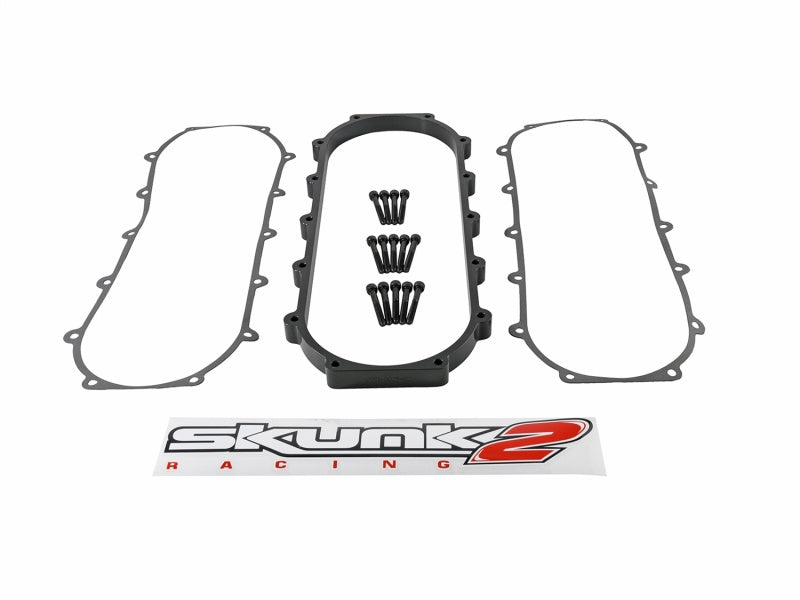 Skunk2 Ultra Series fits Honda/Acura Black RACE Intake Manifold 1 Liter Spacer (Inc Gasket & Hardware)