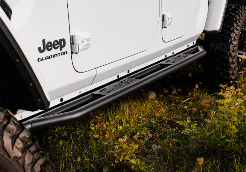 Rampage 20-22 fits Jeep Gladiator SRS Sidebar Rock Crawler Steps - Black