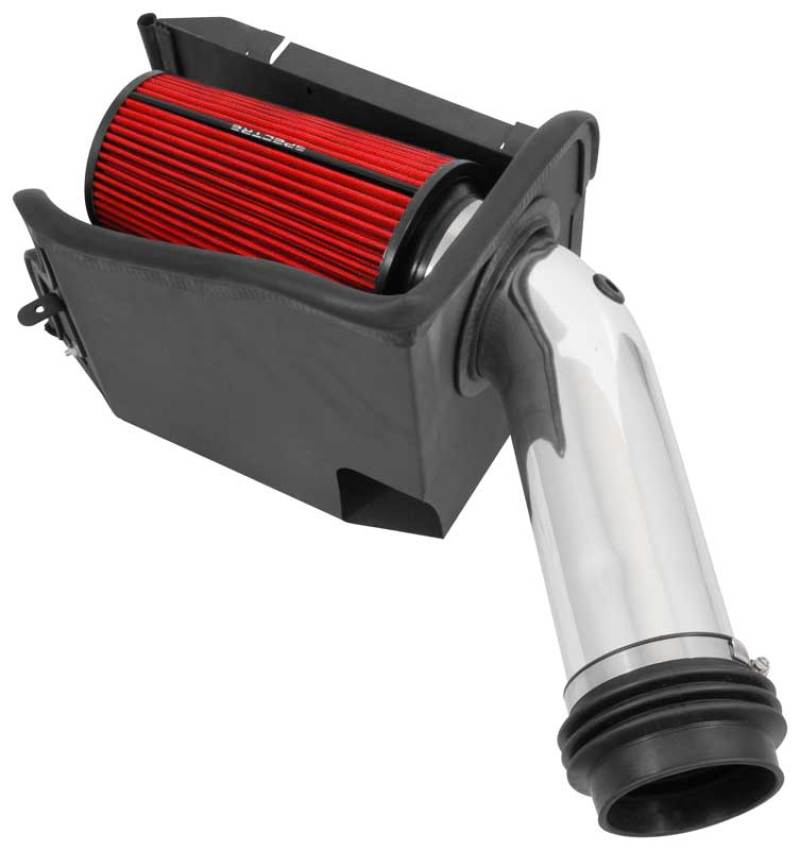 Spectre 94-97 fits Ford SD 7.3L DSL Air Intake Kit - Polished w/Red Filter