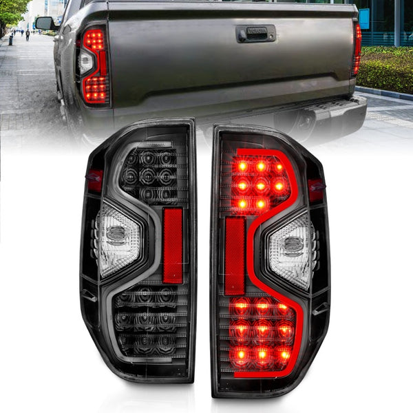 ANZO 2014-2015 fits Toyota Tundra LED Taillights Black