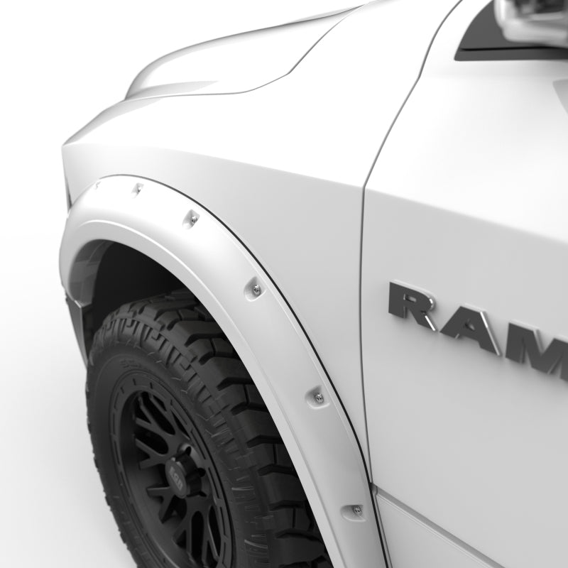 EGR 09+ fits Dodge Ram LD Bolt-On Look Color Match Fender Flares - Set - Bright White