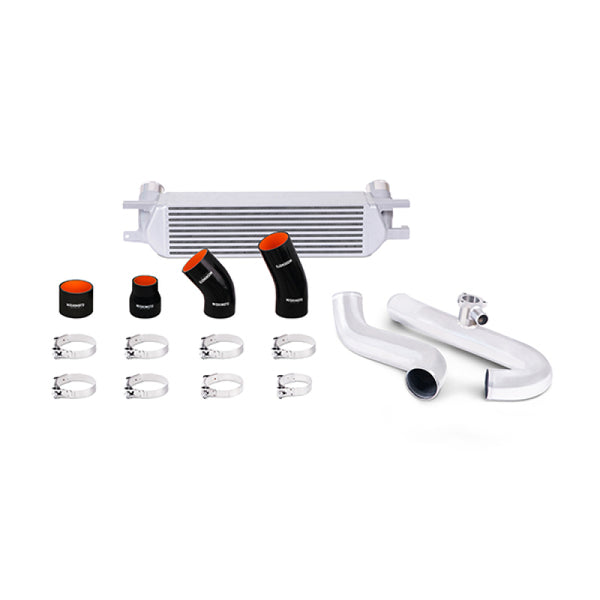 Mishimoto 2015 fits Ford Mustang EcoBoost Performance Intercooler Kit - Silver Core Polished Pipes