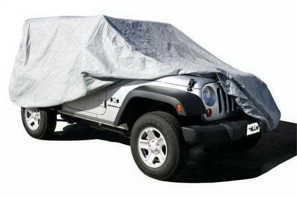 Rampage 2007-2018 fits Jeep Wrangler(JK) Unlimited Car Cover - Grey