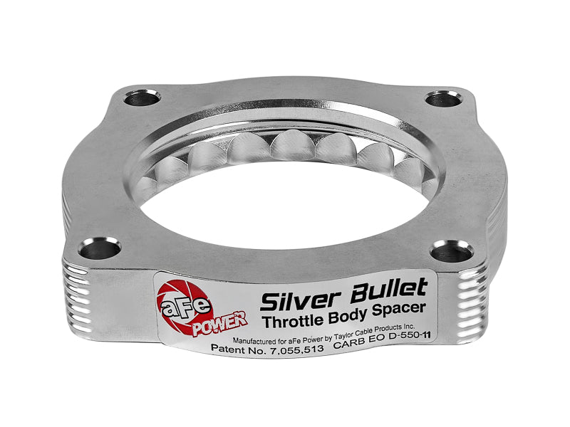 aFe Silver Bullet Throttle Body Spacers TBS fits BMW 335i (N54) 07-11 135i/535i 08-10 L6-3.0L (tt)