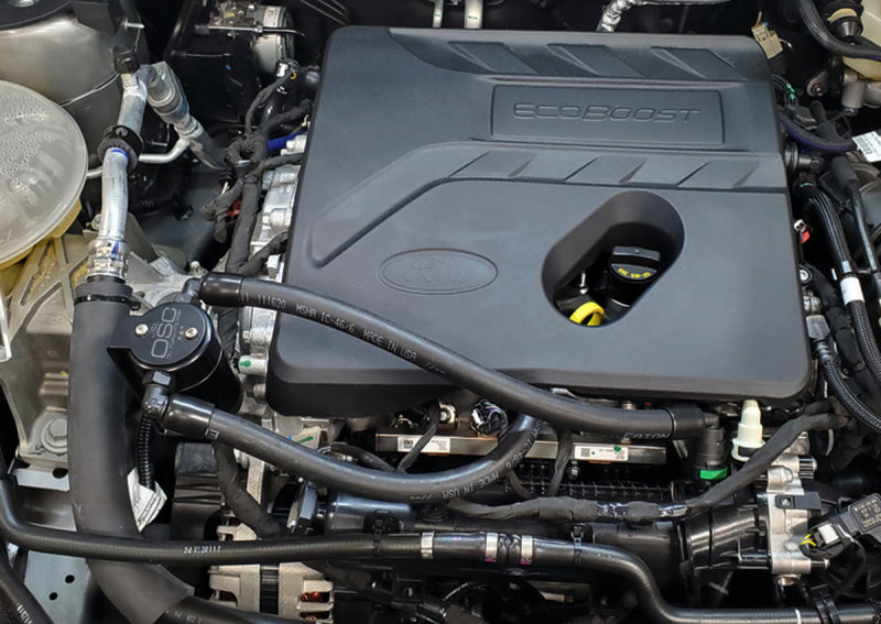 J&L 2021-2023 fits Ford Bronco 1.5L EcoBoost Passenger Side Oil Separator 3.0 - Black Anodized