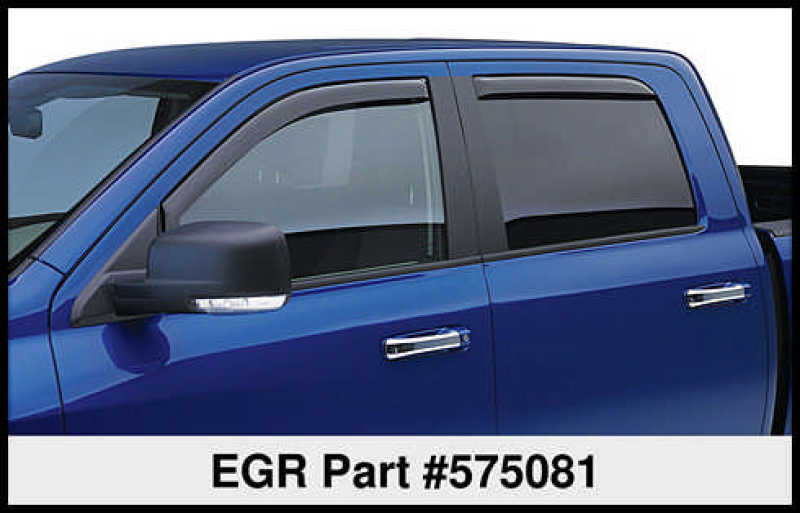 EGR 2016-2017 fits Toyota Tacoma In-Channel Window Visors - Smoked (575081)