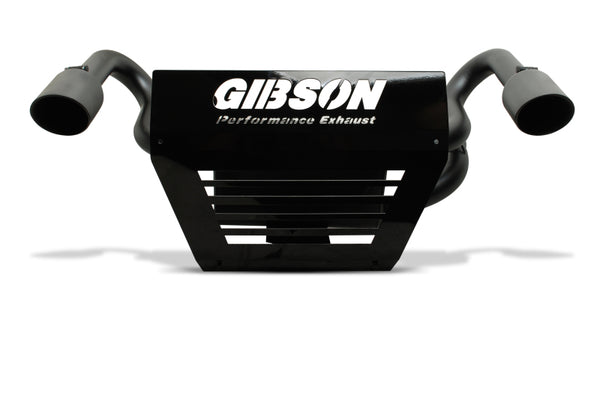 Gibson 16-18 fits Polaris RZR XP Turbo EPS Base 2.25in Dual Exhaust - Black Ceramic