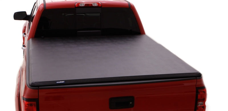 Lund 88-99 fits Chevy C1500 Fleetside (8ft. Bed) Hard Fold Tonneau Cover - Black