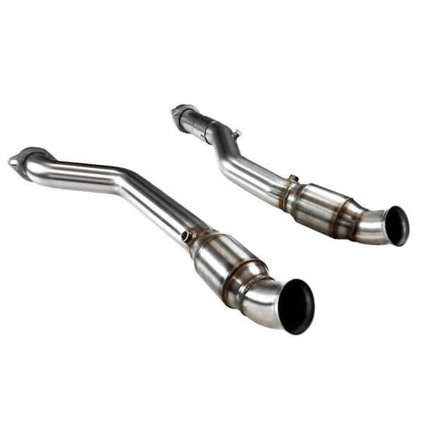 Kooks 2012+ fits Jeep Grand Cherokee SRT8 6.4L 3in Stainless GREEN Catted Connection Pipes