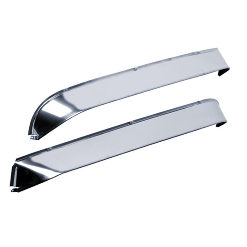 AVS 53-55 fits Ford Pickup Ventshade Window Deflectors 2pc - Stainless