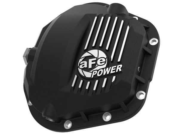 aFe Pro Series Dana 60 Front Differential Cover Black w/ Machined Fins 17-20 fits Ford Trucks (Dana 60)