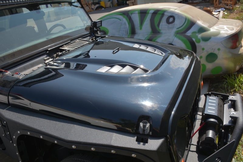DV8 Offroad 07-18 fits Jeep Wrangler JK Rubicon 10th Anniversary Replica Hood