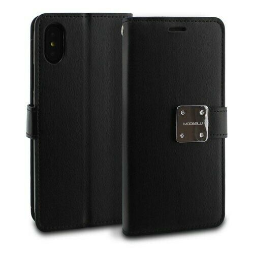 ModeBlu Mode Diary Wallet Case for iPhone 6/6s Plus- Black