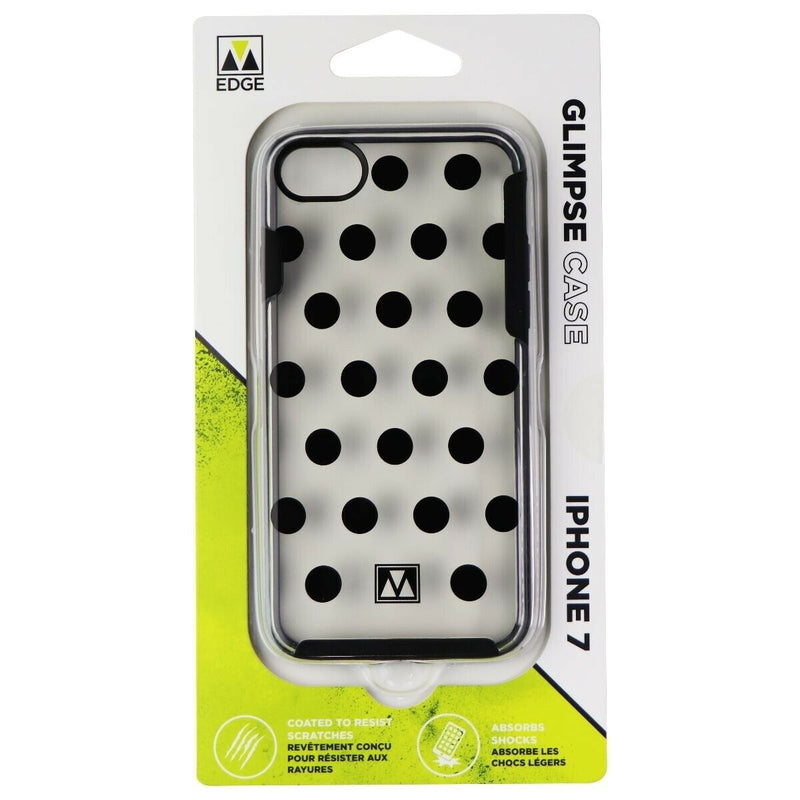 M-Edge Glimpse Series Protective Cas for iPhone 8/7 - Blacks Polka Dots