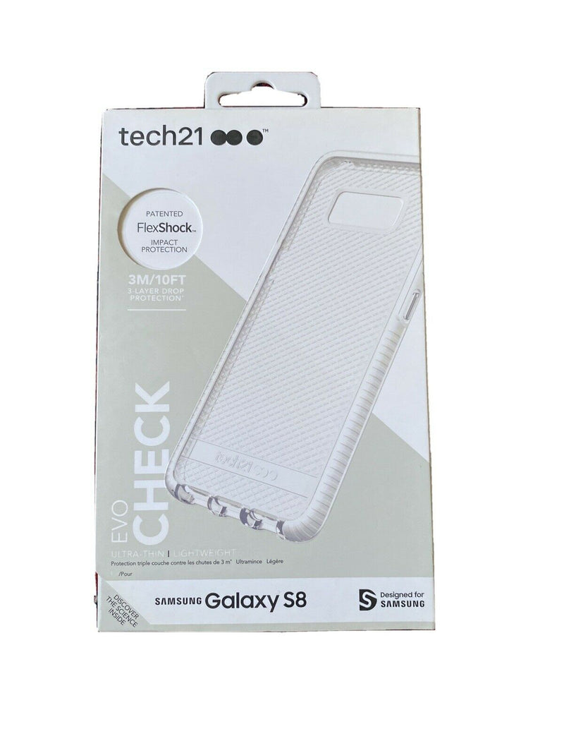 Tech21 Evo Check Case for Samsung Galaxy S8 - Clear/White